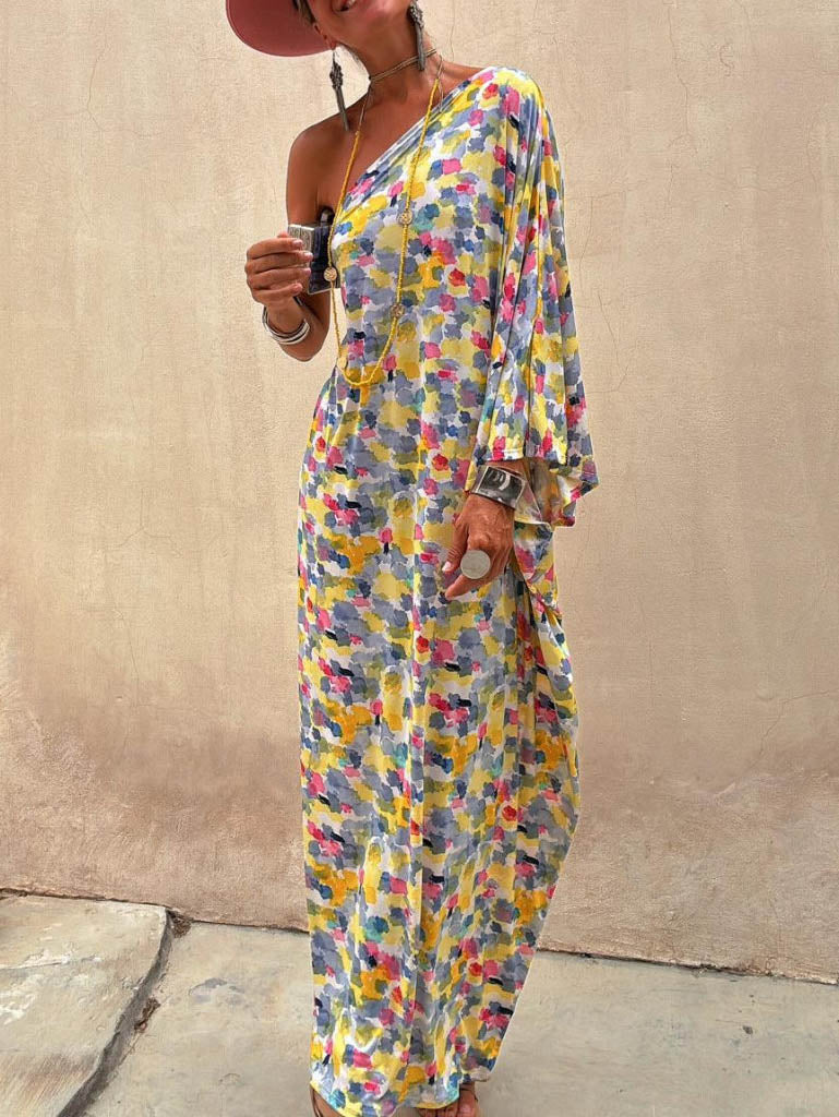 Mabel | Klassisches One-Shoulder-Maxikleid