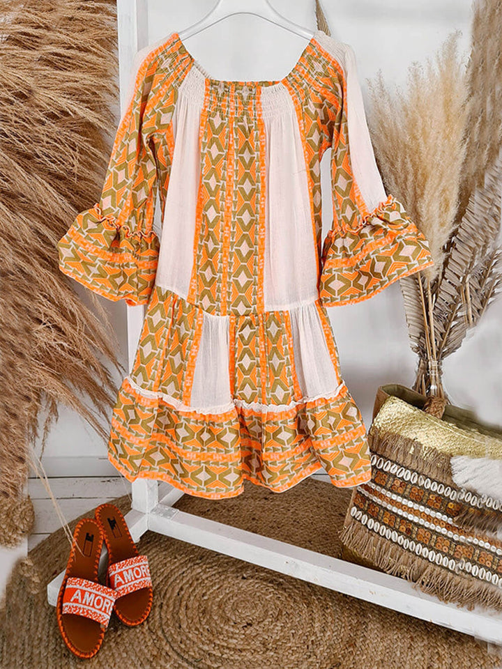 Joyce | Boho-Off-Shoulder-Minikleid