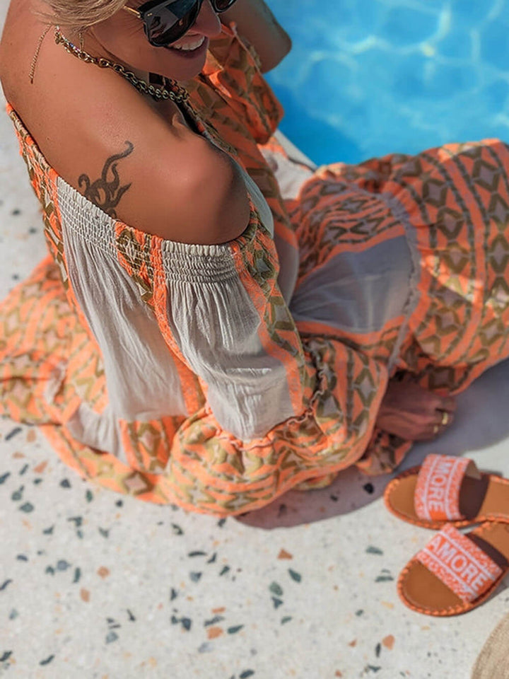 Joyce | Boho-Off-Shoulder-Minikleid