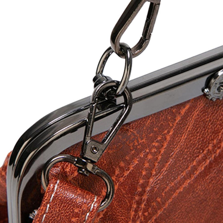 Mila | Vintage-Handtasche mit Klappverschluss