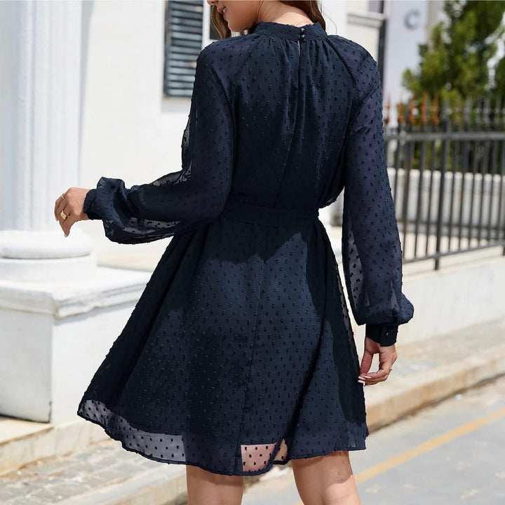 Jennie | Lässiges langärmeliges Minikleid
