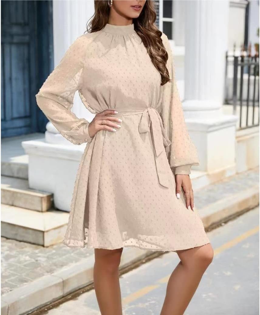 Jennie | Lässiges langärmeliges Minikleid