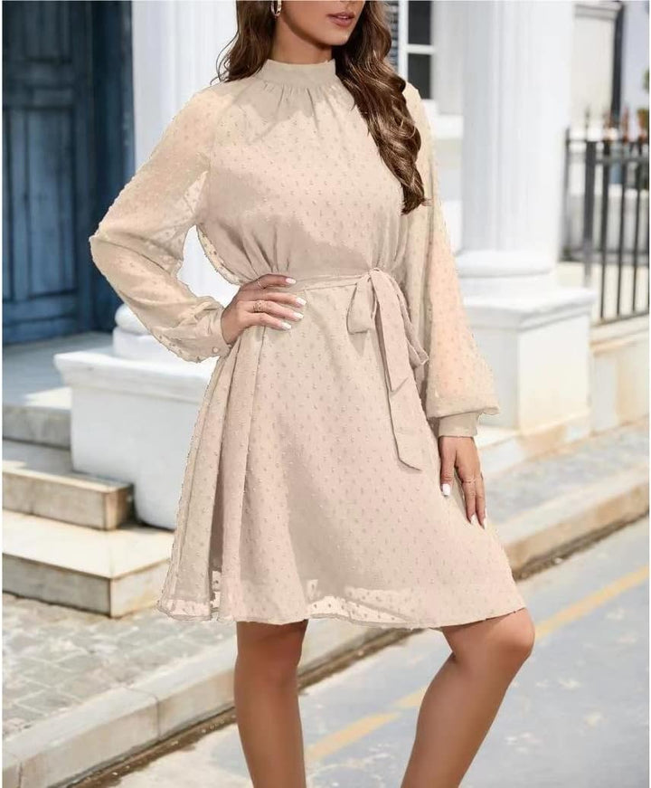 Jennie | Lässiges langärmeliges Minikleid