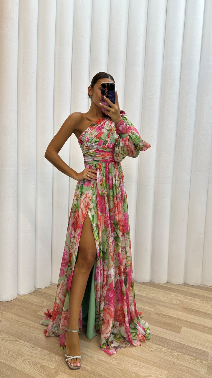 Mckenna | Atemberaubendes, fließendes Abendkleid