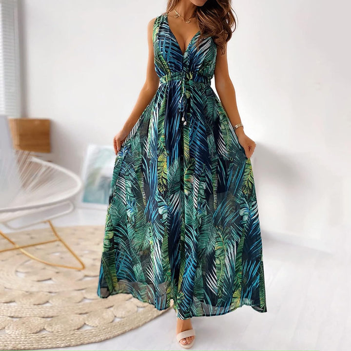 Venice | Bedrucktes Maxikleid mit Blumenmuster für den Sommer