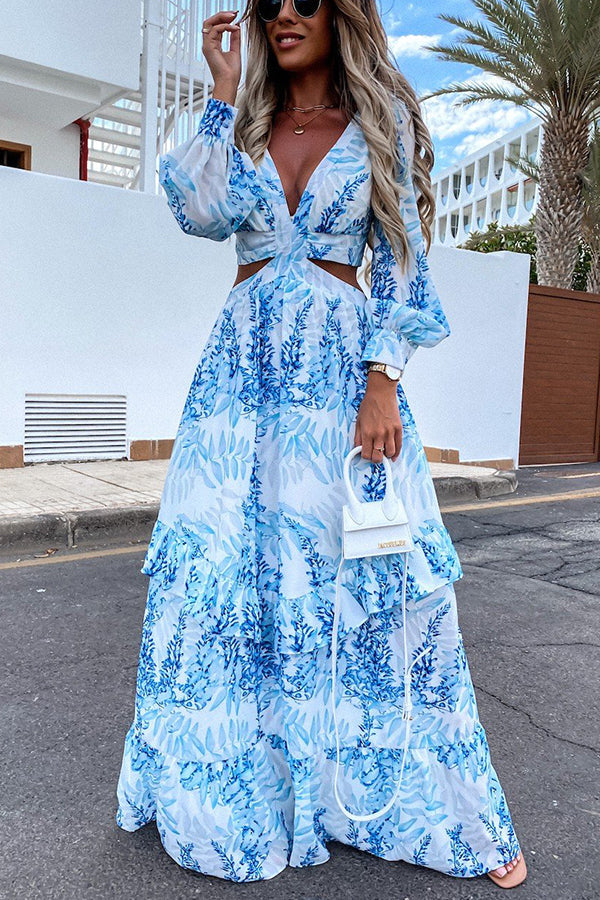Zoey | Maxikleid mit Cut-Outs