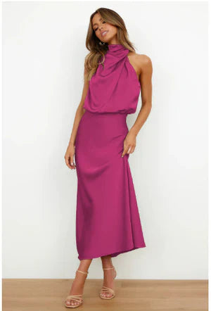 Mary | Elegantes Midikleid mit elastischem Taillenbund
