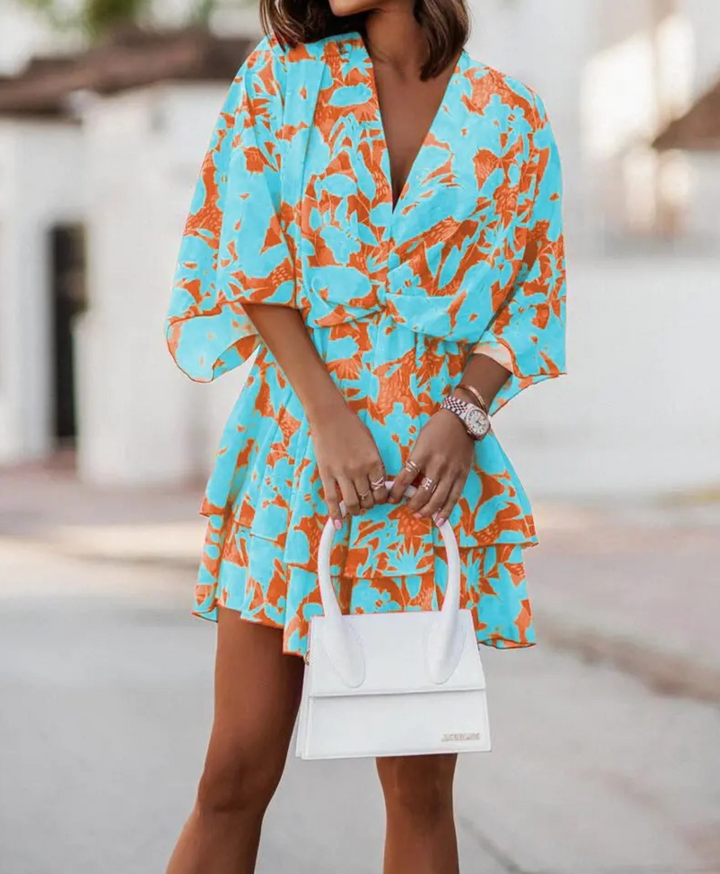 Valeria | DressBoho-Blumen-Minikleid
