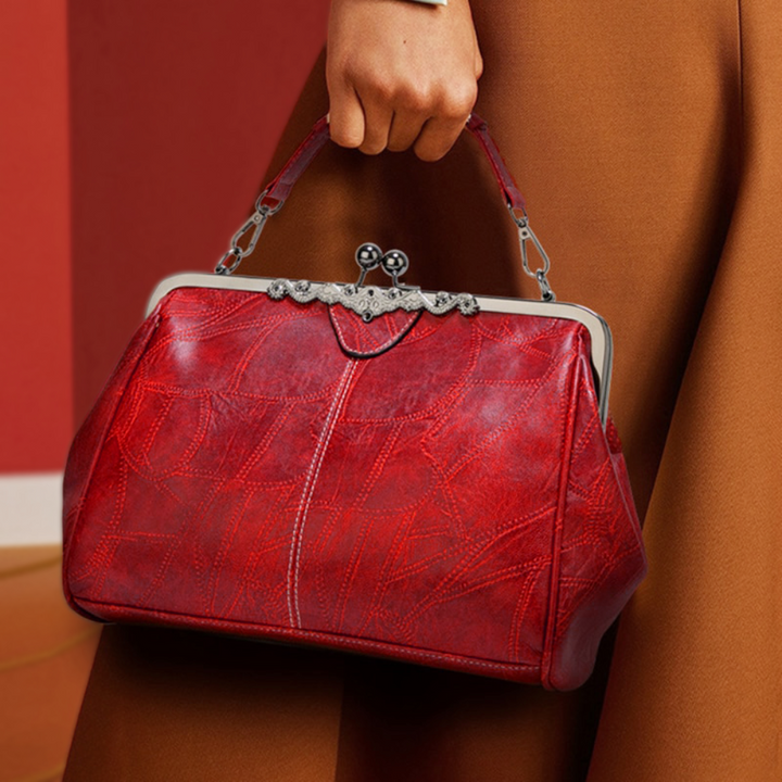 Mila | Vintage-Handtasche mit Klappverschluss