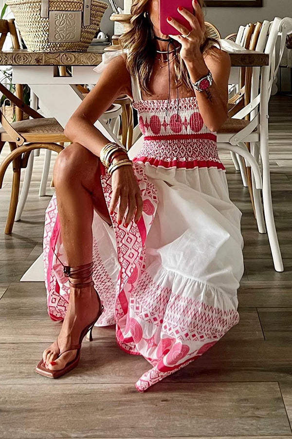 Skylar | Maxikleid mit Ethno-Print